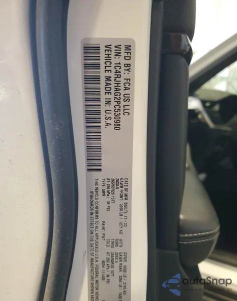 2023 Jeep Grand Cherokee Laredo from USA, damaged, VIN 1C4RJHAG2PC530980